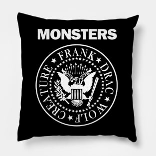 ROck N Roll x Classic Monsters Pillow
