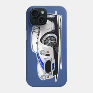 AC Cobra White (Stripes) Phone Case