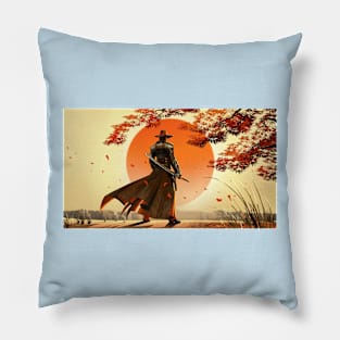 Samurai Warrior Pillow