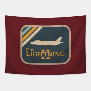 F-35 Lightning Patch Tapestry