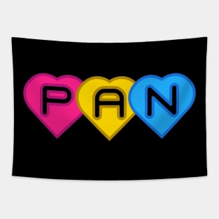 pansexual hearts Tapestry