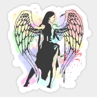 AOD: Zack, Rachel art by Kibo-Kibo - Angels Of Death - Sticker