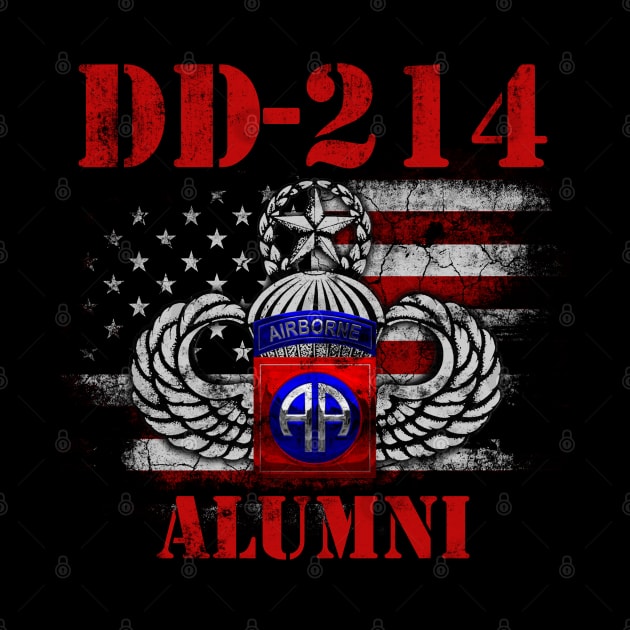 DD-214 US Army 82nd AIRBORNE Division Alumni - Veterans Day Gift by floridadori