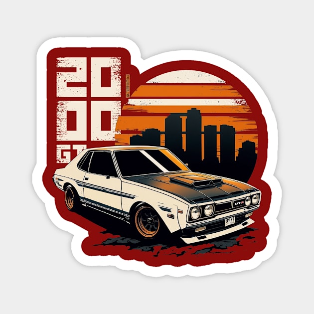 2000 GT skyline Magnet by Kid Relic