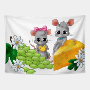 Lovely mice Tapestry