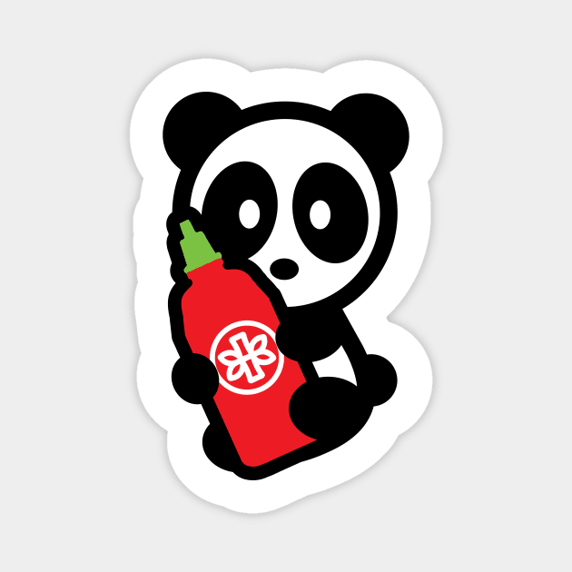 Hot Sauce Panda Magnet by Bambu