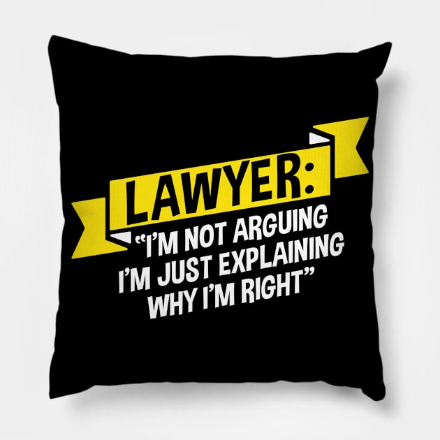 Lawyer Pillow by KAWAIITEE