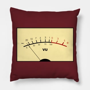 Analog VU Meter Pillow