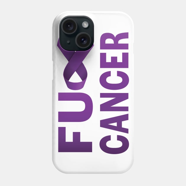 Fuck Pancreatic Cancer Phone Case by treszure_chest