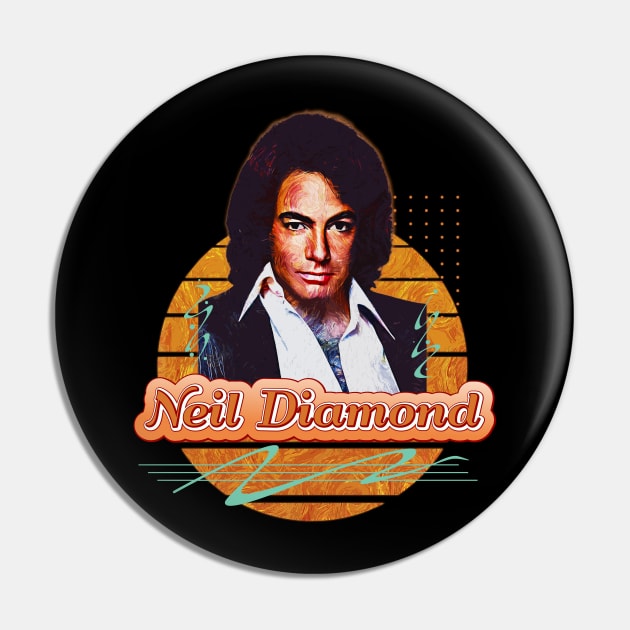 Neil Diamond \\ Retro Art Pin by Nana On Here