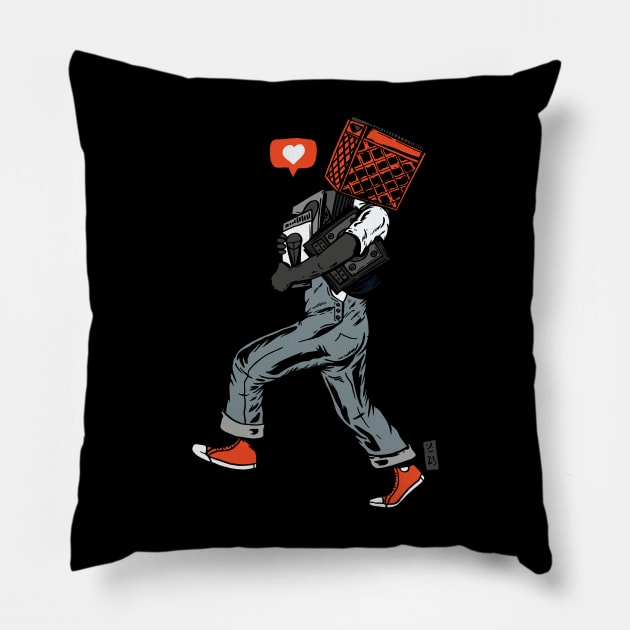 Hip Hop Love Pillow by Thomcat23