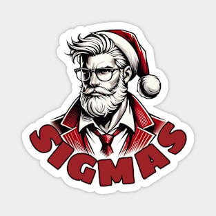 Merry Sigmas Sigma Santa Claus Magnet