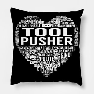 Tool Pusher Heart Pillow