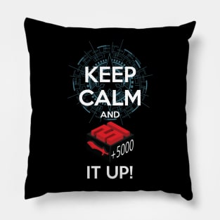 Keep Calm and Draw it Up Pillow