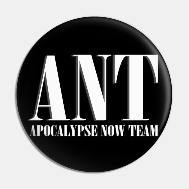 ANT - White Pin by SparkleArt