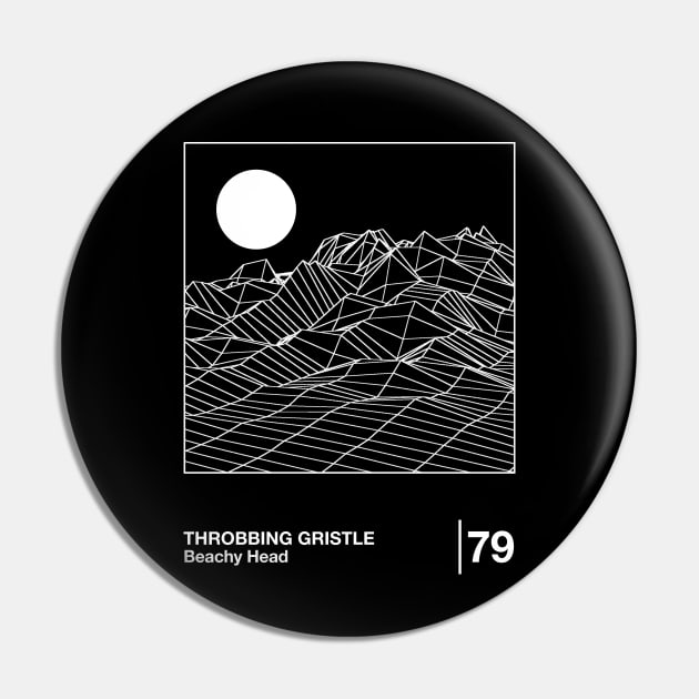 Throbbing Gristle / Minimalist Style Graphic Design Pin by saudade