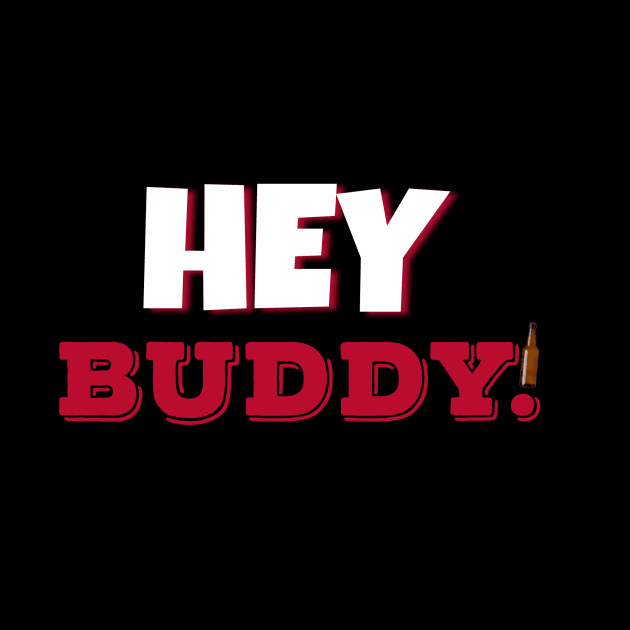 Hey Buddy Red & Black by thatsecpodcast