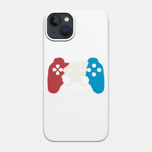Red,White and Blue(controller) - Video Games - Phone Case