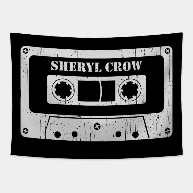 Sheryl Crow - Vintage Cassette White Tapestry by FeelgoodShirt