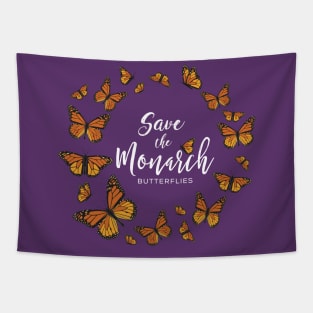 Save the Monarch Butterflies Tapestry