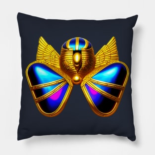 Winged Scarab Pillow