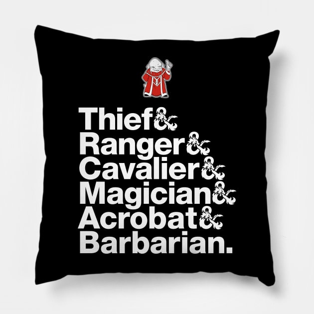 Dungeons and Dragons: Experimental Jetset Pillow by HustlerofCultures