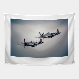 North American P-51 Mustangs Tapestry