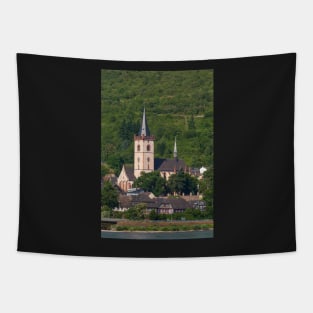 Old town, church, Lorch, Rhineland-Palatinate, Germany, Rhine, Middle Rhine Tapestry