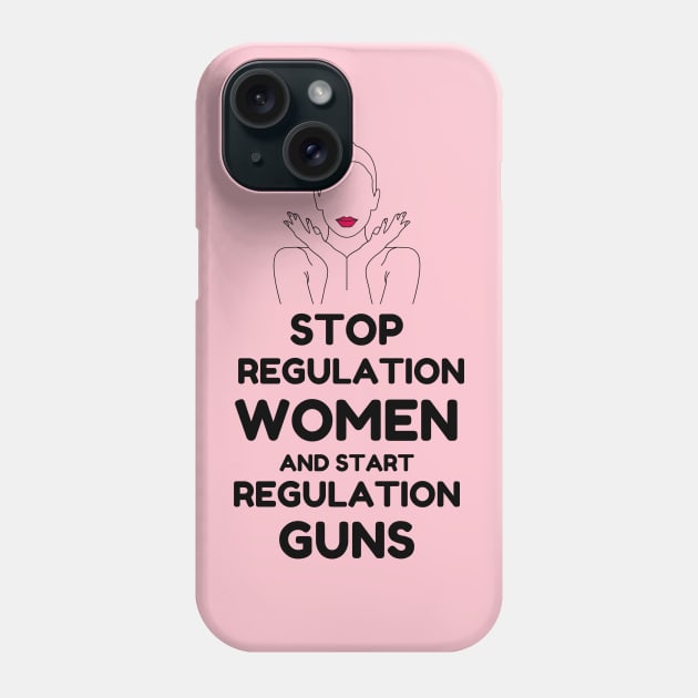 Women's Rights Phone Case by Aldrvnd