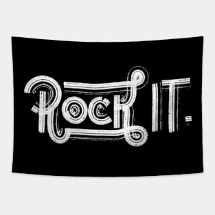 Rock It an Authentic Handwritten Series by Toudji Tapestry