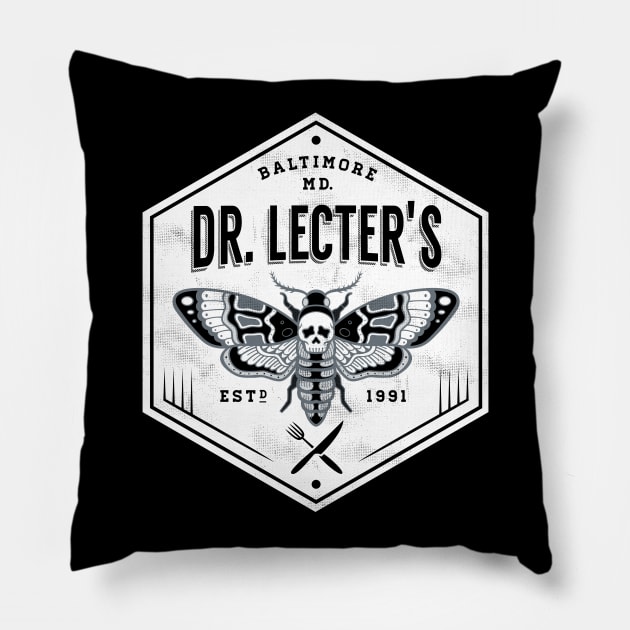 Dr Lecters Cuisine - Hannibal Horror Pillow by Nemons