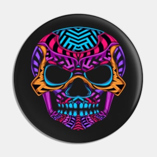 glow-color-skul-neon-art - Gifts Pin