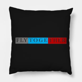 Fly Together T-Shirt Design Pillow