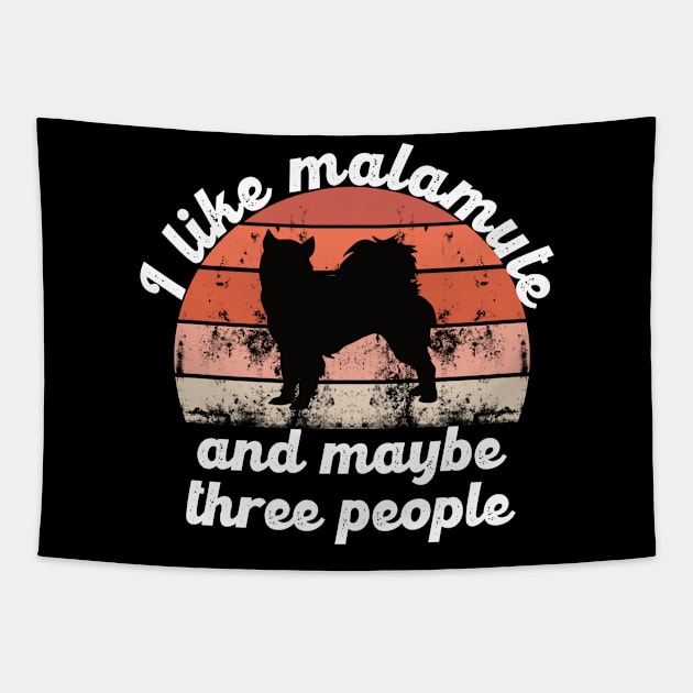 i like malamute and maybe three people Tapestry by hatem