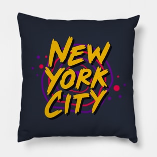 New York city modern letters Pillow