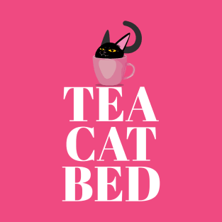 Tea Cat Bed T-Shirt