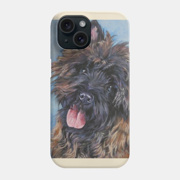 Cairn Terrier Fine Art Painting Phone Case by LASHEPARD