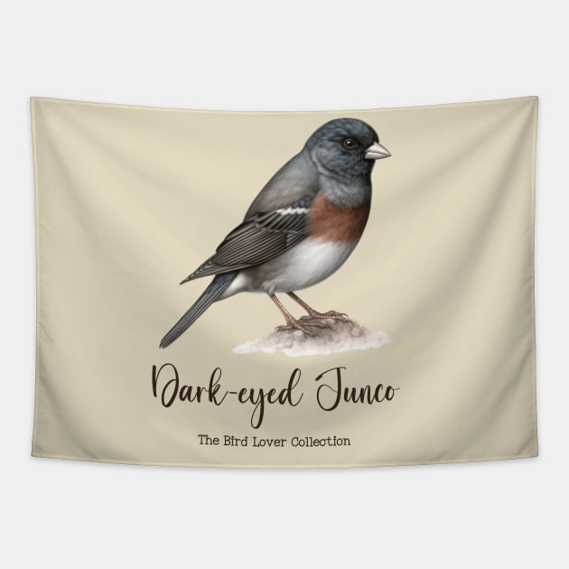 Dark-eyed Junco - The Bird Lover Collection Tapestry by goodoldvintage