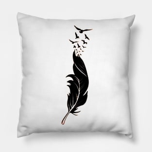 Feather Birds Pillow