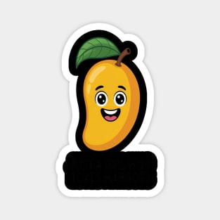 Just a Girl Who Loves Mangoes Magnet