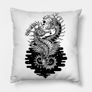 Seahorses in love Pillow