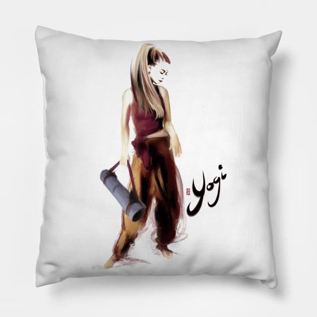 Yogi Pillow by ILYOart