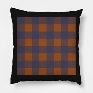 Little Critter Plaid - Brown and Navy Pillow