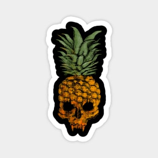 Pineapple Skull Magnet