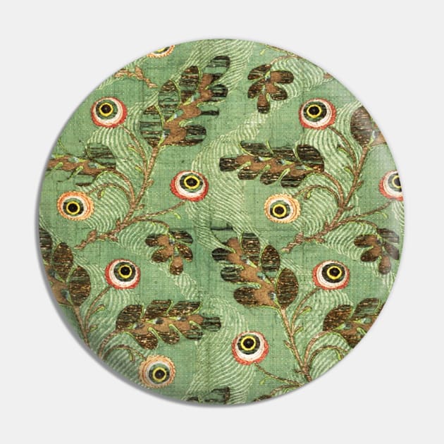 Historical pattern with eyes and leaves. Pin by Stefan Balaz Design