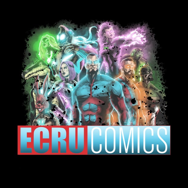 ECRUCOMICS HEROES by carrillo_art_studios