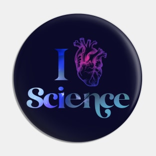 I Love Science Pin