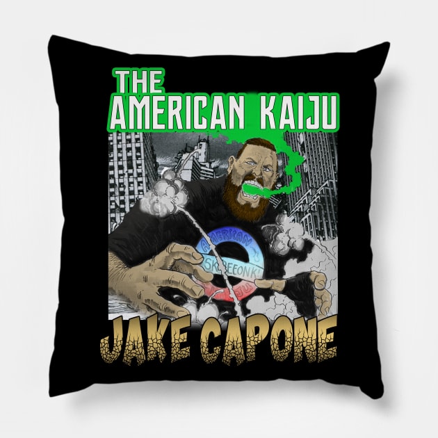 American Kaiju - Matt Frank Exclusive art Pillow by Cult Classic Clothing