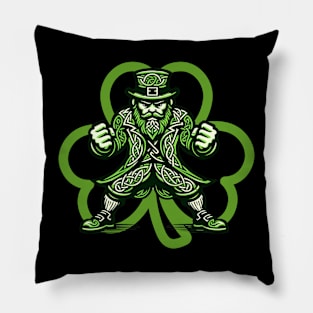 Celtic Leprechaun Pillow