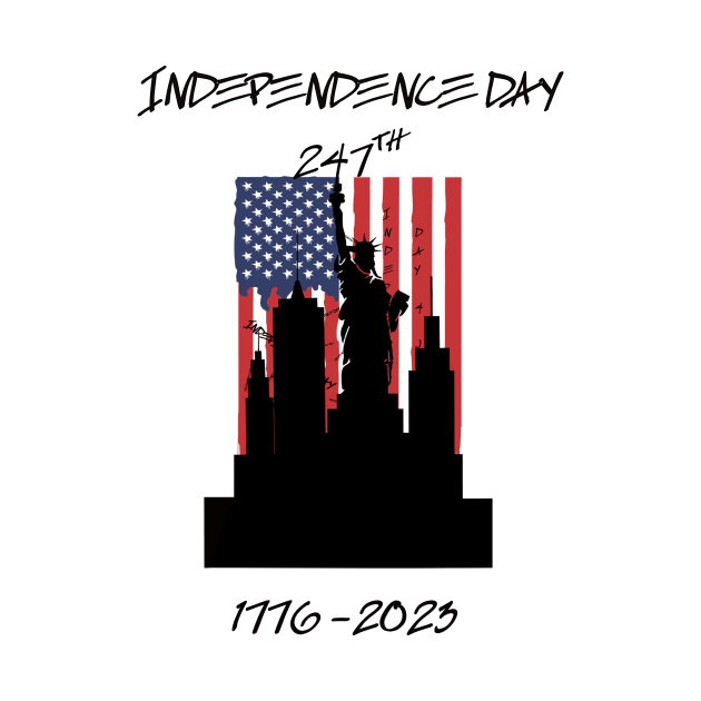 Independence Day, USA  4July, 1776-2023, 247th by IMZAD